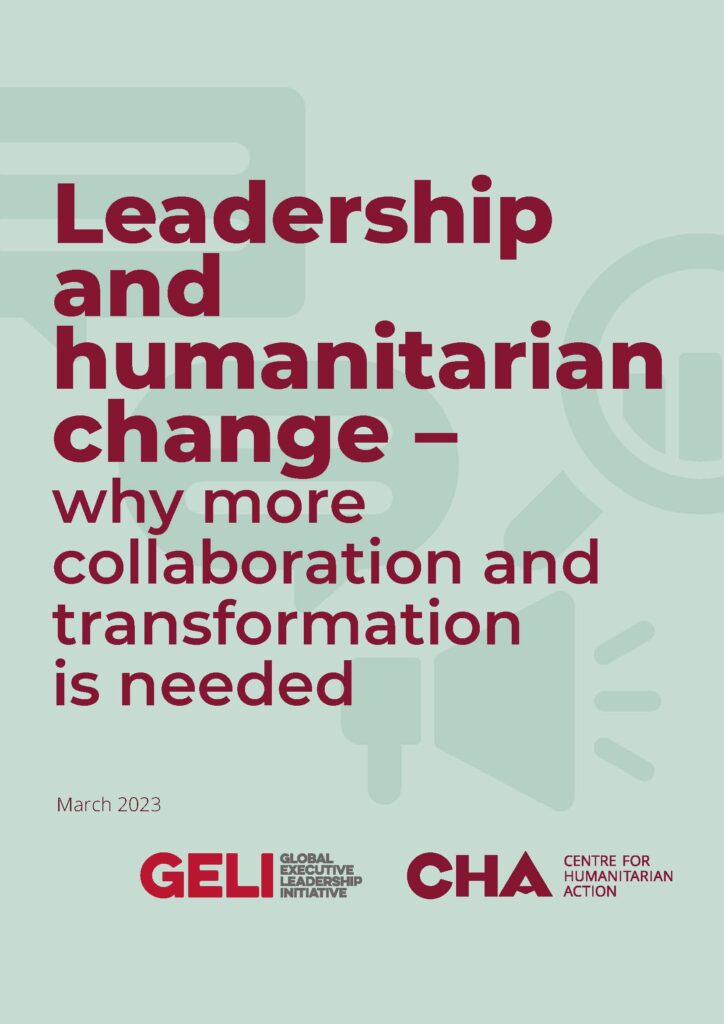 Centre for Humanitarian Action (CHA) Frontpage